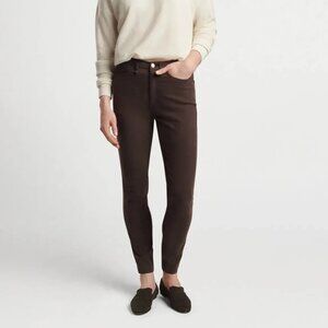 Peter Millar‎ Golf Karlie Stretch Sateen Pants Women’s Size 4 Espresso Brown NEW